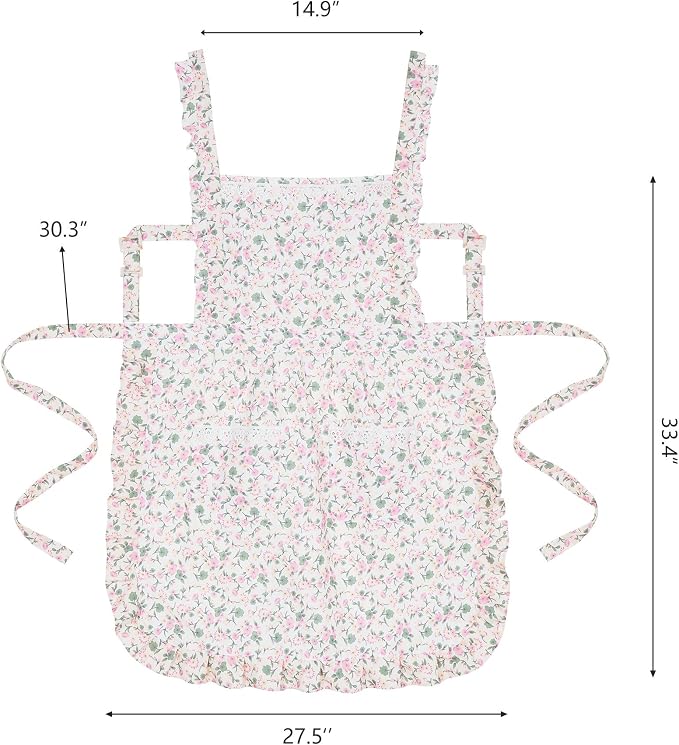 Funny Aprons for Women with Pockets, Kitchen Cooking Grilling Bbq Cute Chef - Image 6