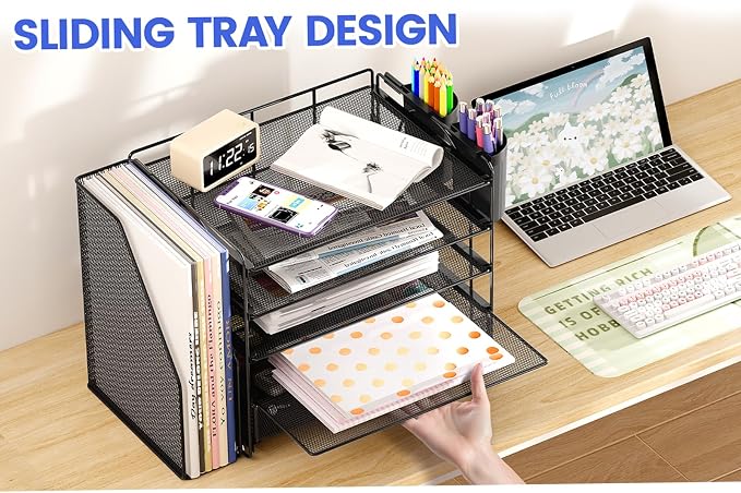 OPNICE Desk Organizer, 5-Tier Paper File Organizer - Image 7