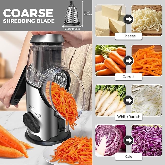 Airpro Rotary Cheese Grater - Image 2