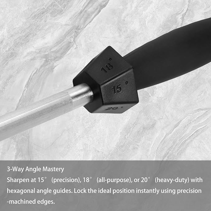 Knife Sharpener Knife Sharpening Rod Honing Steel - Image 4