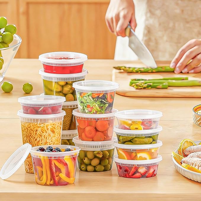 BYSNOW 60 Sets Deli Containers - Image 5