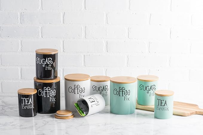DII Kitchen Accessories Retro Collection, Canister Set, 3 Piece - Image 7