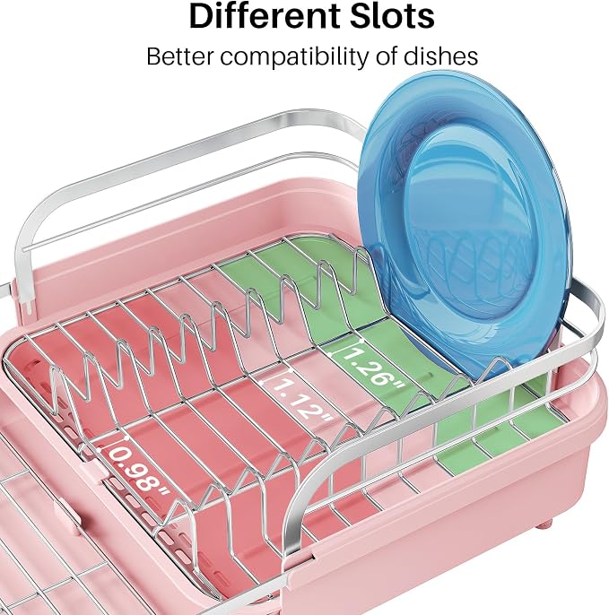 SNTD Dish Drying Rack, Expandable Dish Rack - Image 6