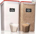 Shazo 2 PC Extra Large Bulk Food Storage Containers by Shazo