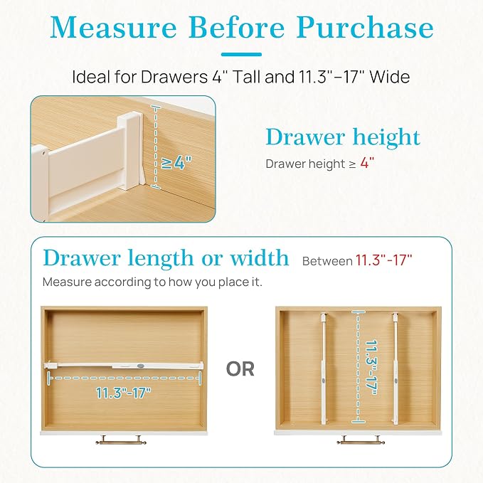 Vtopmart 12 Pack Drawer Dividers - Image 7