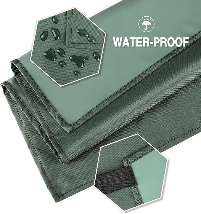 Gotega Waterproof Rubber Vinyl Apron Adjustable Dishwasher Apron - Image 3