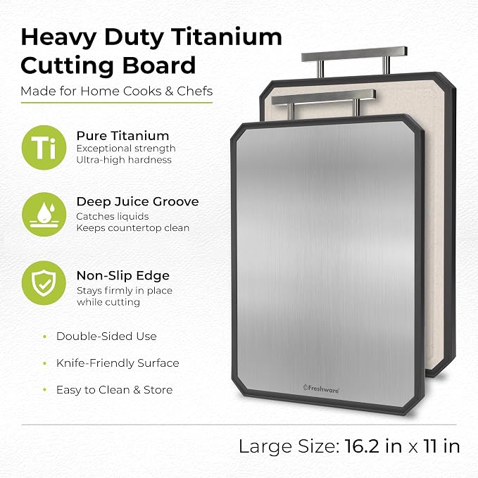 Freshware Titanium Cutting Board - Image 2