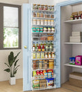 Mefirt White 10-Tier Over The Door Pantry Organizer, Pantry Organization and by Mefirt