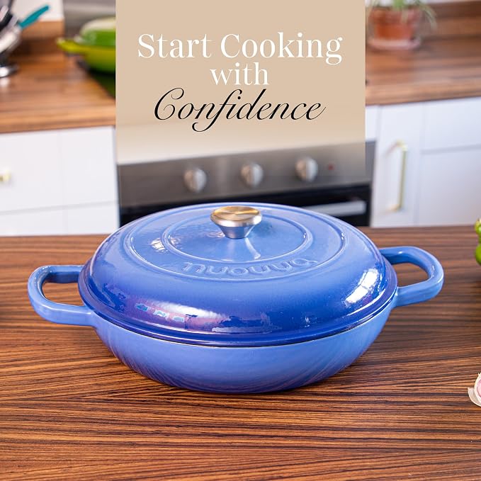 Shallow Cast Iron Casserole - Image 2