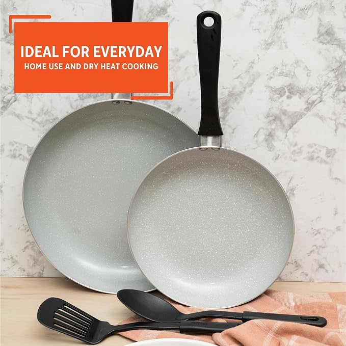IMUSA Nonstick Ceramic Cookware Set 4-Piece 8in/10in, - Image 7