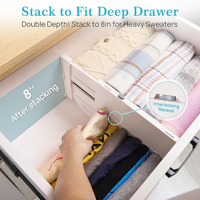 Vtopmart 16 Pack Drawer Dividers - Image 4