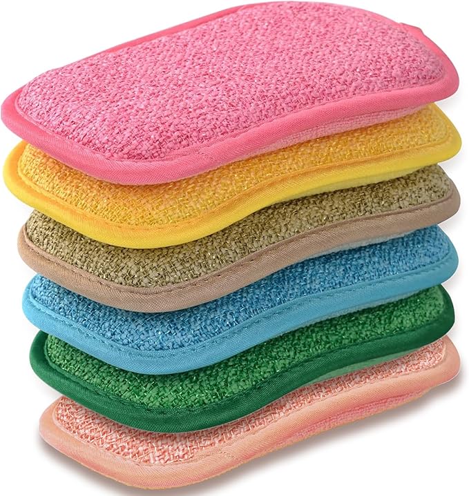 Multipurpose Kitchen Scrub Sponges, Heavy Duty Cleaning Non-Scratch Scrub Sponge by Unknown