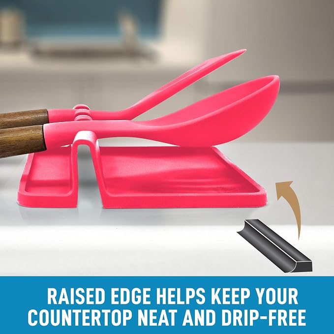 Zulay Kitchen Silicone Utensil Rest - Image 3