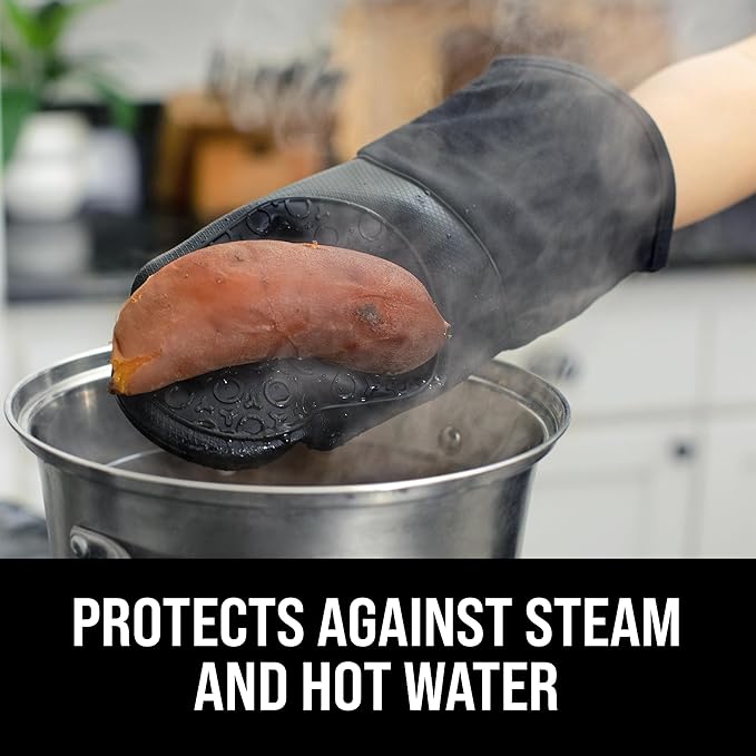 BPA-Free Silicone Oven Mitts Ultra Heat Resistant up to 500°F - Image 2