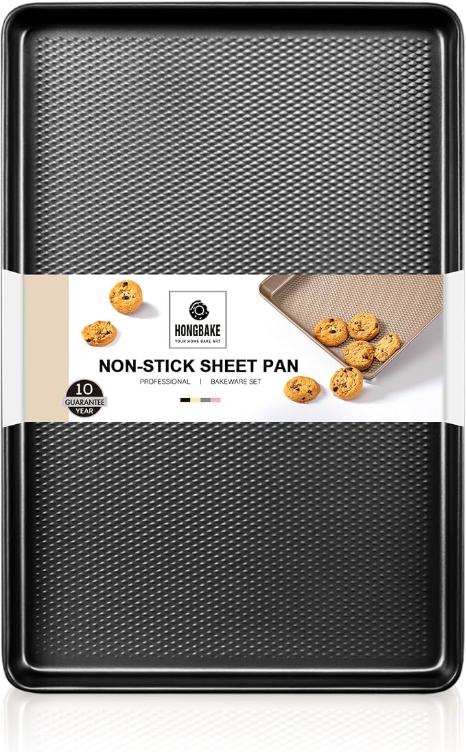 HONGBAKE Jelly Roll Pan 15x10, Cookie Sheets by HONGBAKE