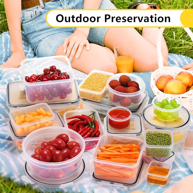 34 PCS Food Storage Containers Set - Image 7