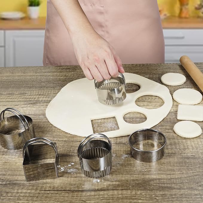 Biscuit Cutter Set for baking 2inch 2.5inch 3inch 3.5inch 4inch 5inch large - Image 7