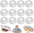 2026 New Reusable Aluminum Foil Food Covers, Pop Up Tin Foil Food Insulation by Asilumi