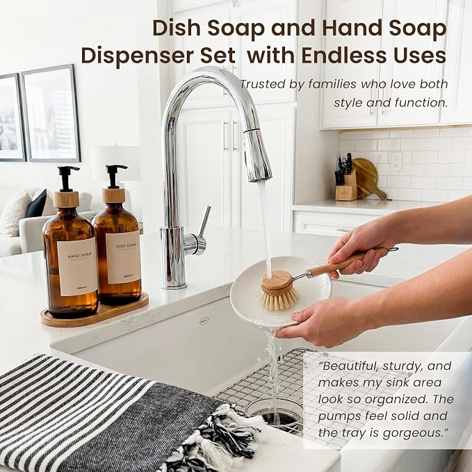 MaisoNovo Glass Dish Soap Dispenser - Image 6