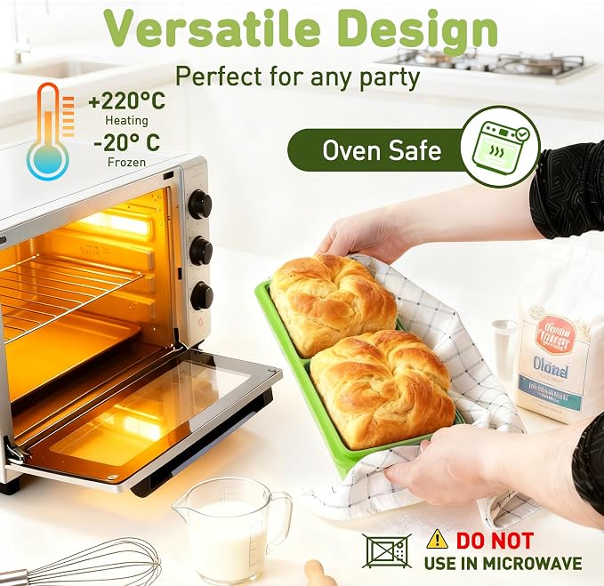 Silicone Freezer Tray with Lid Soup Freezer Container Molds with Steel - Image 7
