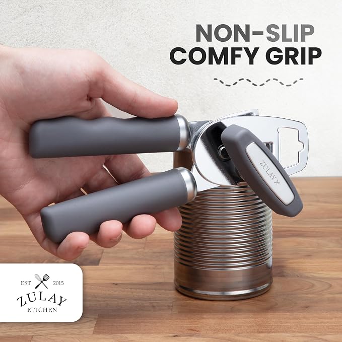 Zulay Kitchen Heavy Duty Stainless Steel Can Opener Manual - Image 5