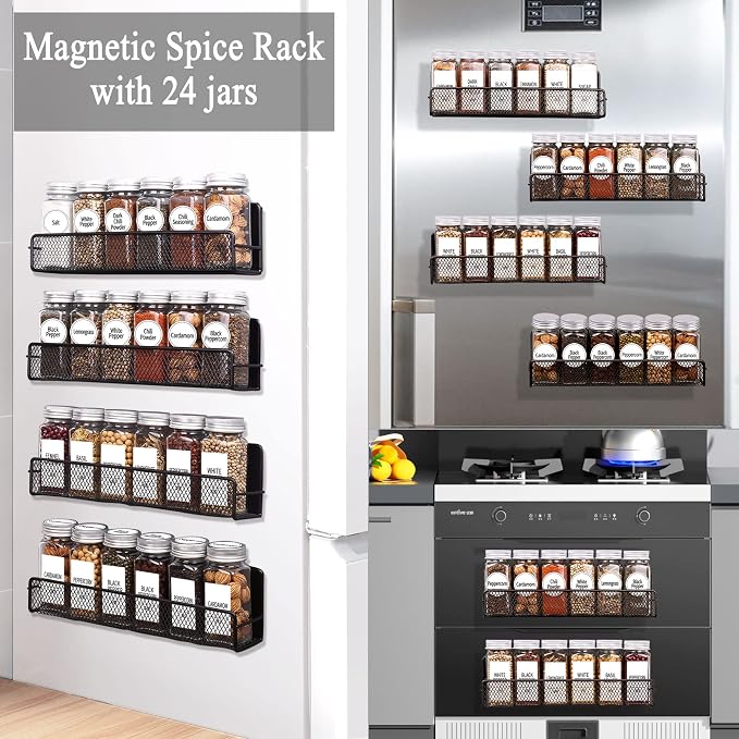 Churboro Magnetic Spice Rack for Refrigerator - Image 7