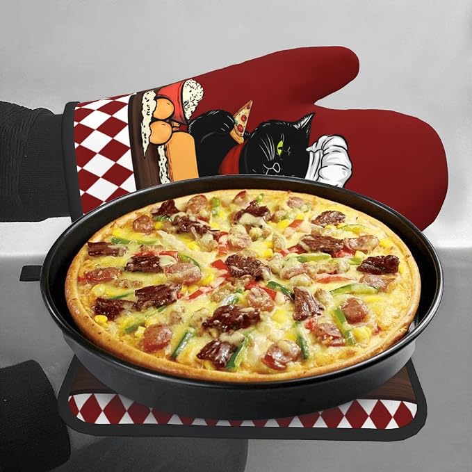 Cat Pot Holders and Oven Mitts - Image 7