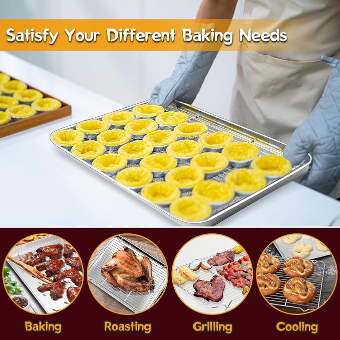 P&P CHEF 17.5 Inch Baking Sheet Pan - Image 5