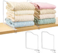 Vtopmart 4 Pack 12in Height Shelf Dividers by Vtopmart