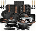 Pots and Pans Set Non Stick, 31 Piece Kitchen Induction Cookware & Bakeware Set by UmiteChef