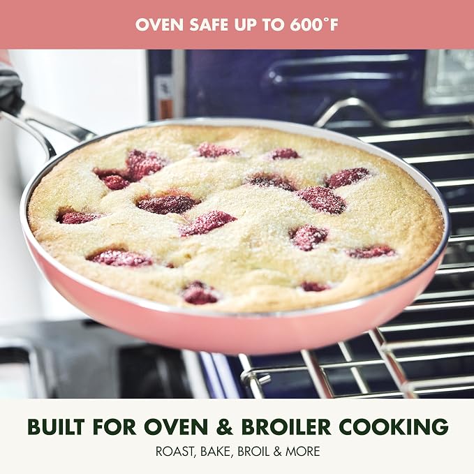 GreenPan Nova 10” Frying Pan Skillet and 4.37QT Sauté Pan - Image 9