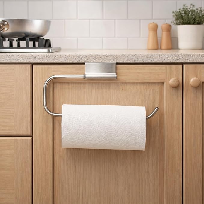 Over Cabinet Door Paper Towel Holder - Image 6