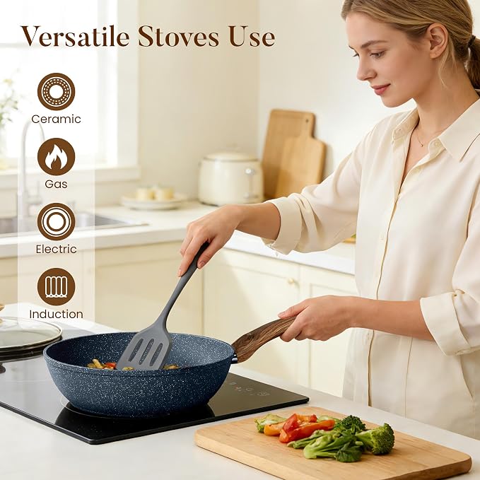 Kitchen Academy Pots and Pans Set Non Stick - Image 7