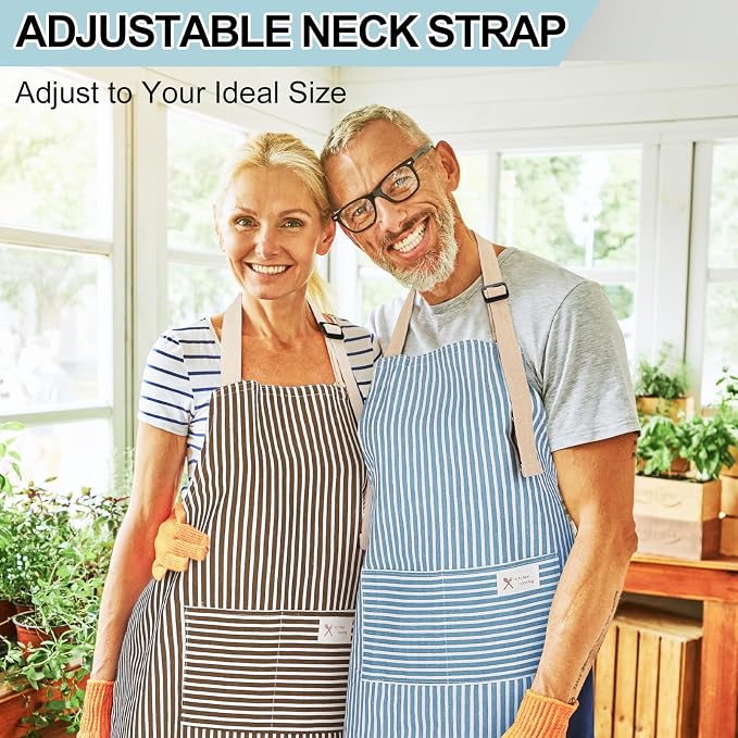 Janmercy 24 Pcs Aprons for Women Men - Image 3