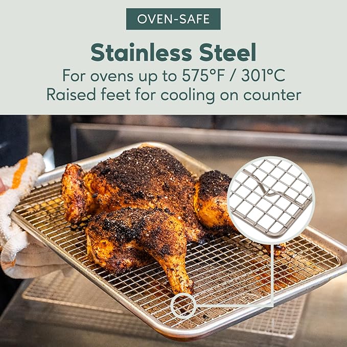 Ultra Cuisine Stainless Steel Baking Rack - Image 6