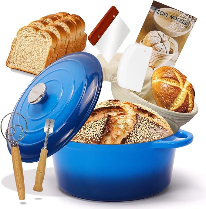 5QT Enameled Cast Iron Bread Oven by Unknown