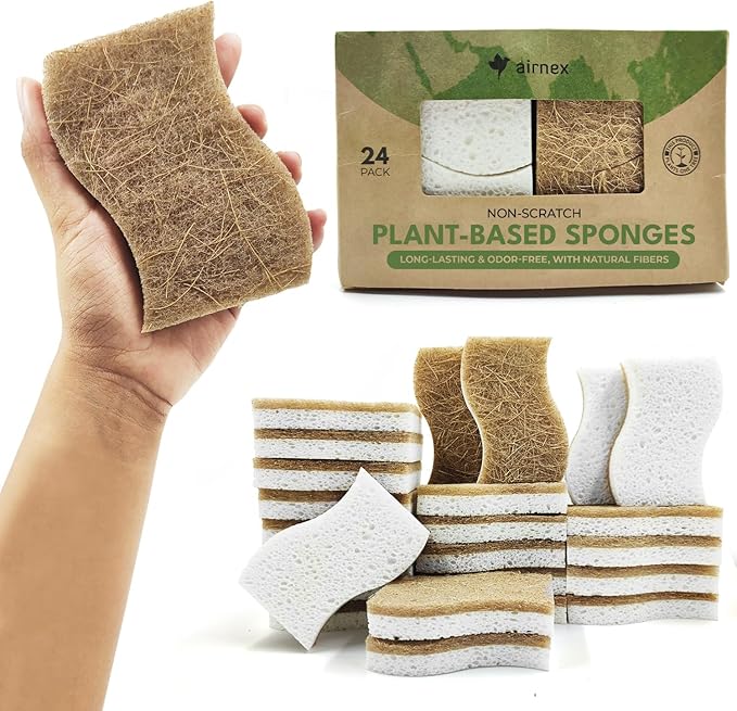 AIRNEX Natural Kitchen Sponges by Airnex