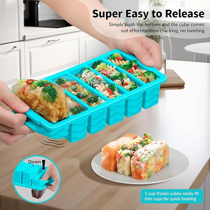 2-Pack Silicone Freezer Trays - Image 5