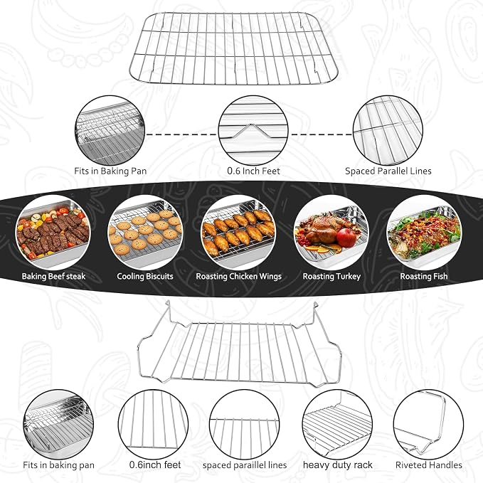 15.5" Stainless Steel Roasting Pans - Image 5