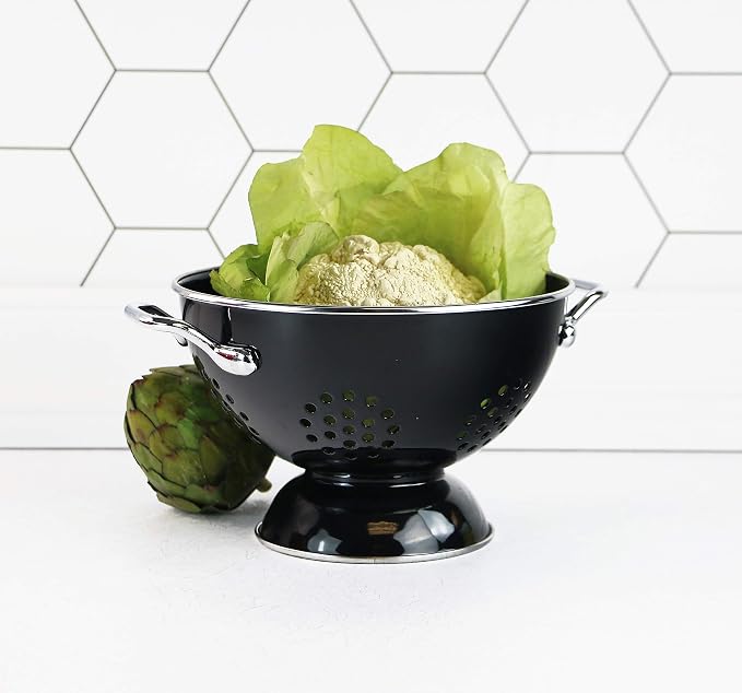 Calypso Basics by Reston Lloyd Powder Coated Enameled Colander, 1.5 Quart - Image 3