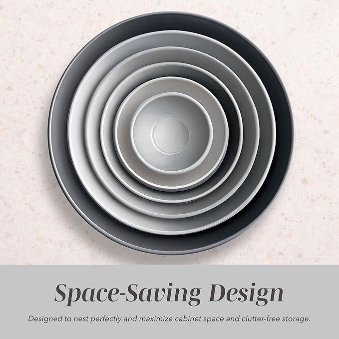 COOK WITH COLOR Mixing Bowls Set with TPR Lids - Image 4
