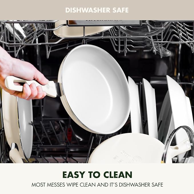 GreenPan Dover 10” Frying Pan Skillet, Non-Toxic PFAS-Free Ceramic Nonstick - Image 6