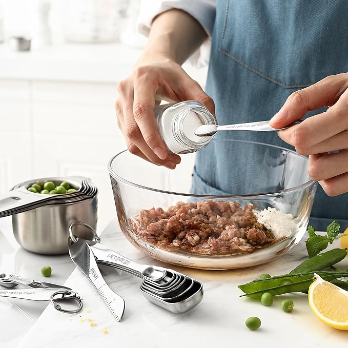 Spring Chef Stainless Steel Measuring Cups & Spoons Set of 20 - Image 2