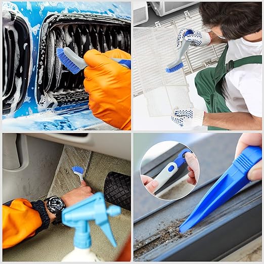Patelai 4 Pieces Cleaning Brush Sets Small Scrub Brush Household Use - Image 6