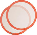 Round Silicone Baking Mats for 12 Inch Pizza Pan, 12 Inch Large Pizza Mat or by AMYONE