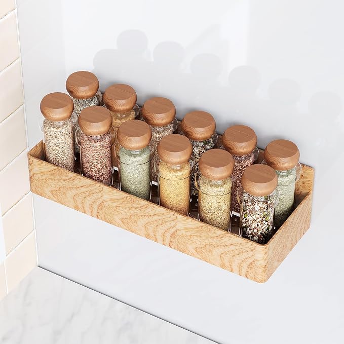 Mystozer Magnetic Spice Rack for Refrigerator, Kitchen Organizer and Storage - Image 2