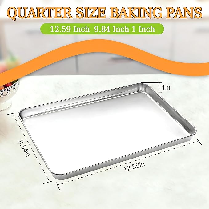 CEKEE Stainless Steel Cookie Sheets - Image 2