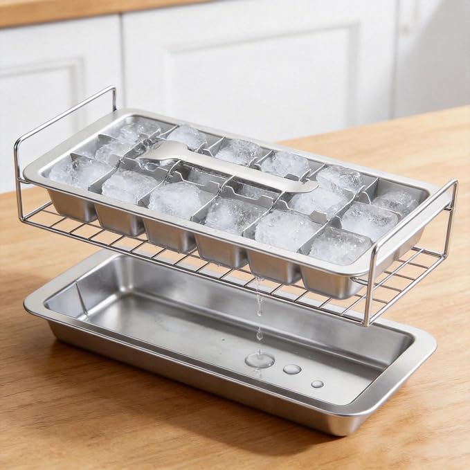 Stainless Steel Ice Cube Tray - Image 3