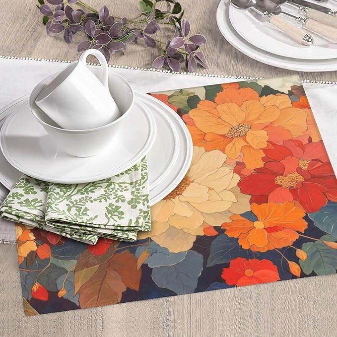 Colorful Floral Dish Drying Mat - Image 7