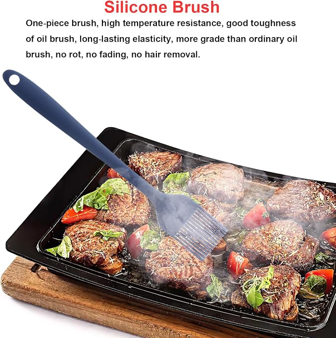 Silicone Spatulas Set, Rubber Spoon Spatula Heat Resistant Spoonula One Piece - Image 4